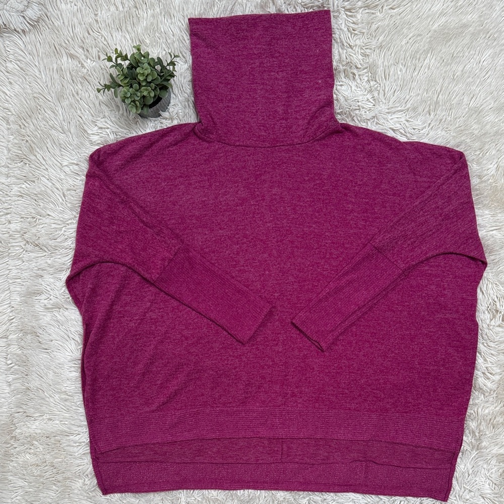 🎉HP🎉 Zenana Turtleneck Tunic 💗 Magenta - Picture 4 of 16